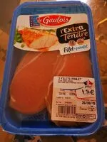 Mängden socker i Filet de poulet Le gaulois l'extra tendre