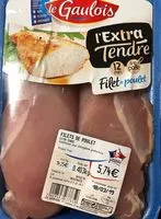 Mängden socker i Filet de poulet l'extra tendre