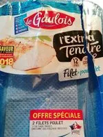 Mängden socker i Filet de poulet