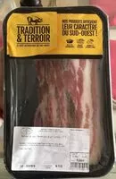 Mängden socker i Poitrine de porc Bordelaise plate séchée
