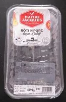 Mängden socker i Rôti de Porc façon Orloff