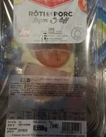 Mängden socker i Rôti de porc