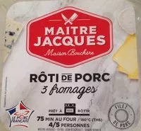 Mängden socker i Rôti de porc 3 fromages