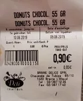Mängden socker i Donuts Chocolat