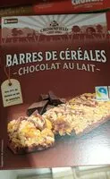 Mängden socker i Barres de céréales chocolat au lait