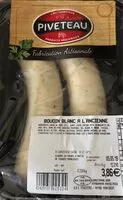 Mängden socker i Boudin blanc