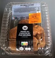 Mängden socker i Pains au chocolat pur beurre