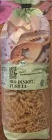 Mängden socker i Nudeln / Bio Dinkel Fusilli
