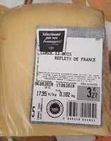 Mängden socker i Comté 12 mois