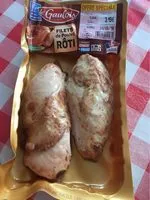 Mängden socker i Filets de poulet roti