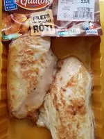 Mängden socker i Filet de poulet roti
