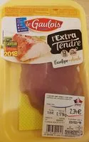 Mängden socker i Escalope de dinde extra tendre