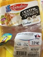 Mängden socker i Escalope de dinde