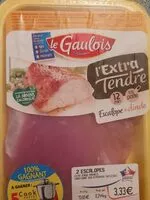 Mängden socker i 2 escalopes de dinde