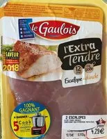 Mängden socker i Escalope de dinde - Extra tendre