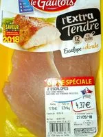 Mängden socker i Escalope de dinde