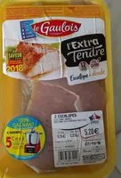 Mängden socker i Escalope de dinde l'extra tendre