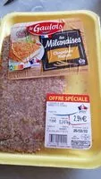 Mängden socker i Escalopes dinde milanaised