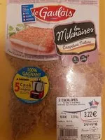 Mängden socker i Escalope de dinde marine a la milanaise
