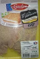 Mängden socker i Escalopes de dinde à la milanaise