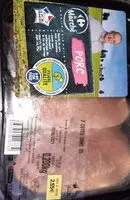 Mängden socker i Côtes de porc