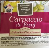 Mängden socker i Carpaccio de boeuf