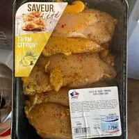 Mängden socker i Filets de poulet marinés thym citron