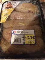 Mängden socker i Filets de poulet thym citron