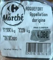 Mängden socker i Roquefort