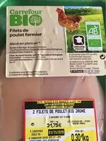 Mängden socker i Filets de poulet fermier