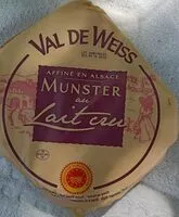 Mängden socker i Munster au lait cru