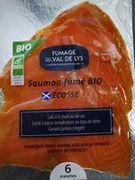 Mängden socker i Saumon fumé bio Ecosse