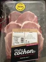 Mängden socker i 6 cotes de porc avec os