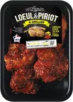 Mängden socker i Découpe de lapin au paprika : épaules + côtes