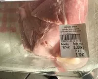 Mängden socker i Chutes de jambon superieur avec couenne