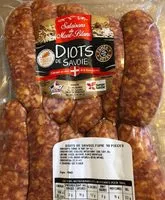 Mängden socker i Diots de savoie