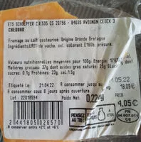 Mängden socker i cheddar