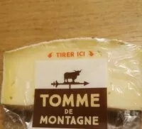 Mängden socker i Tomme de montagne