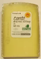 Mängden socker i Comté 10-12 mois d'affinage au lait cru