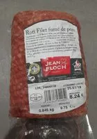 Mängden socker i Rôti filet fumé de porc