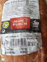 Mängden socker i Rôti filet fumé de porc