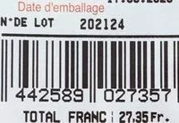 Mängden socker i Jambon cuit tranche