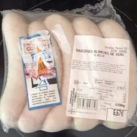 Mängden socker i Saucisses blanches de veau