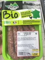 Mängden socker i Saucisses nature de volaille