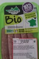 Mängden socker i Saucisses nature de volaille