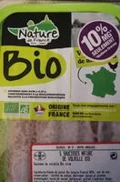 Mängden socker i Saucisses nature de volaille bio