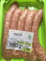 Mängden socker i Saucisses nature de volailles Bio