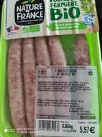 Mängden socker i Saucisse de volaille