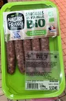 Mängden socker i Saucisse de volaille bio