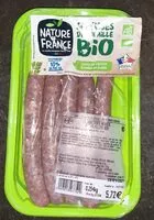 Mängden socker i Saucisses de volaille Bio